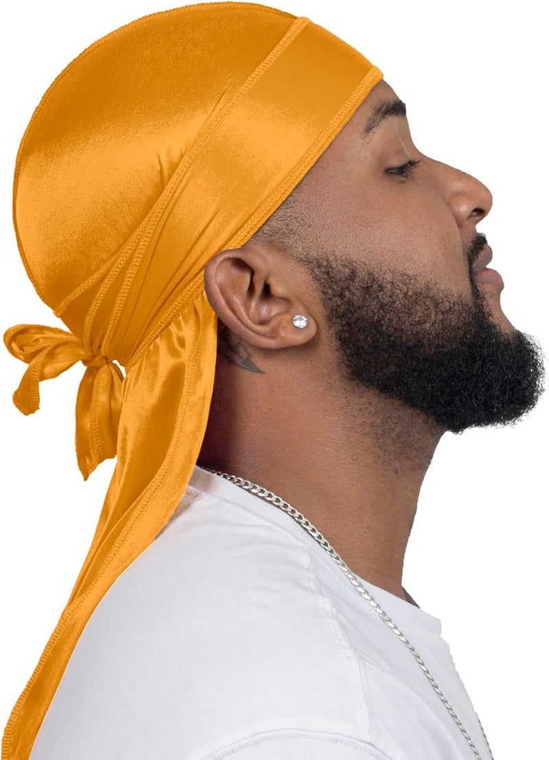 ForceWave 4 قطع دوغ سيلكي للرجال والنساء 360 ويف مع 1 غطاء ويف، دوغ ساتان سيلكي بأطراف طويلة جداً - Image 2